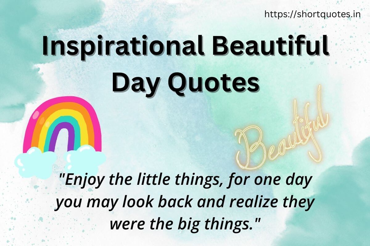 Beautiful Day Quotes