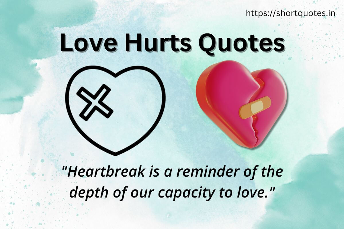 Love Hurts Quotes