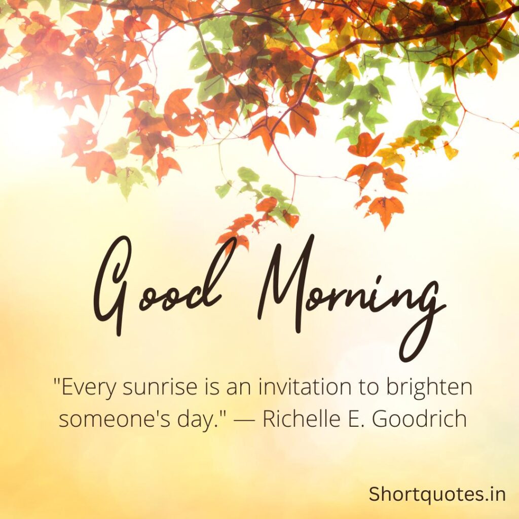 Positive Good Morning Quotes