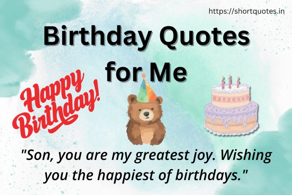 Birthday Quotes for Me