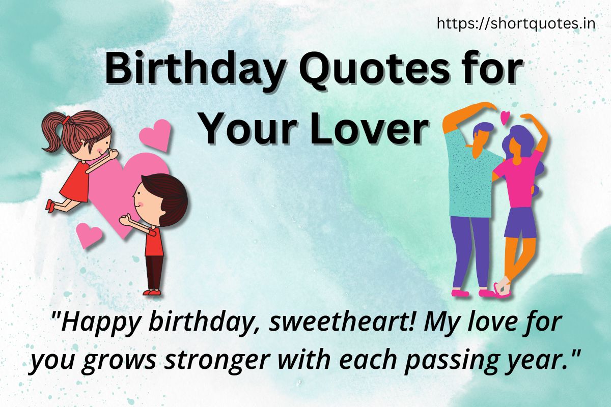 Birthday Quotes for Your Lover