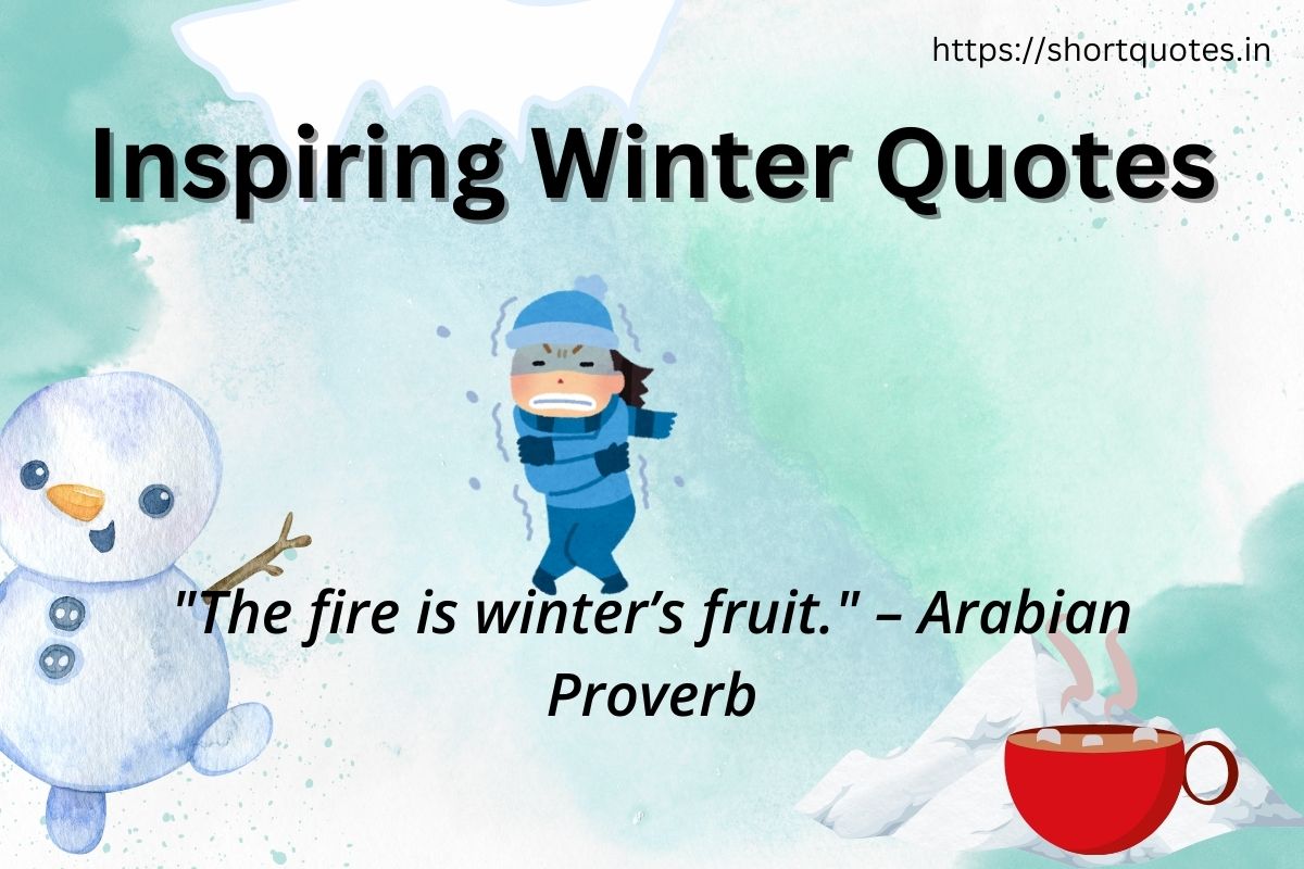 Inspiring Winter Quotes