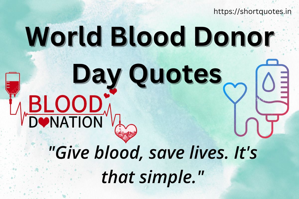 World Blood Donor Day Quotes