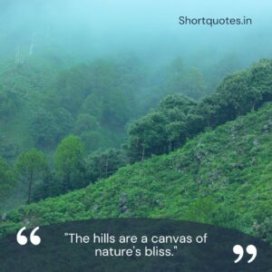 Hill Station Quotes for Instagram