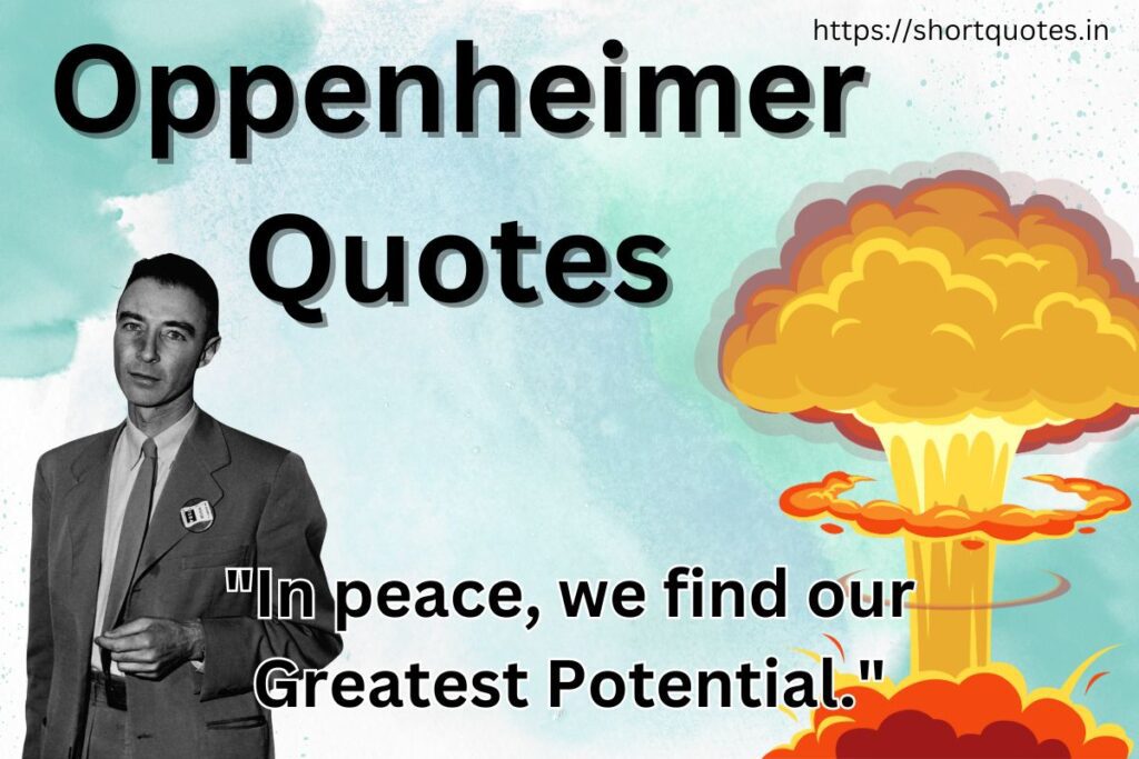 Oppenheimer Quotes