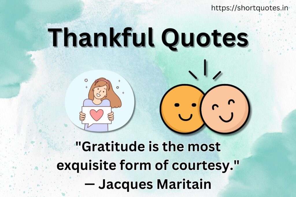 Thankful Quotes