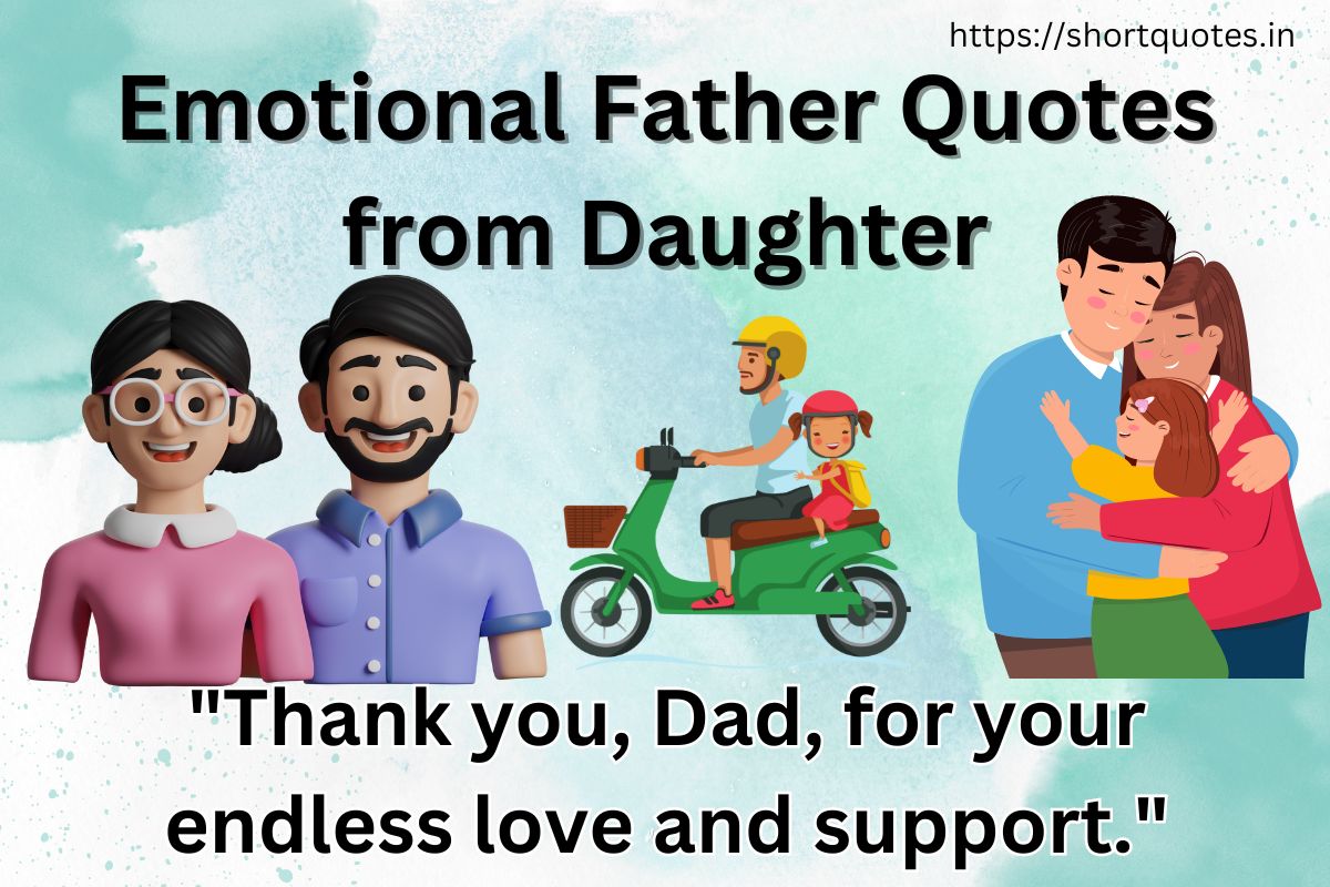 Emotional Father Quotes from Daughter