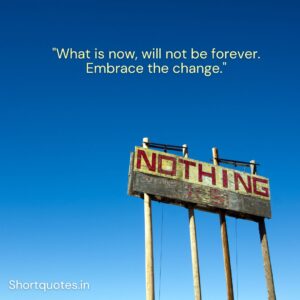 Nothing Is Permanent Quotes