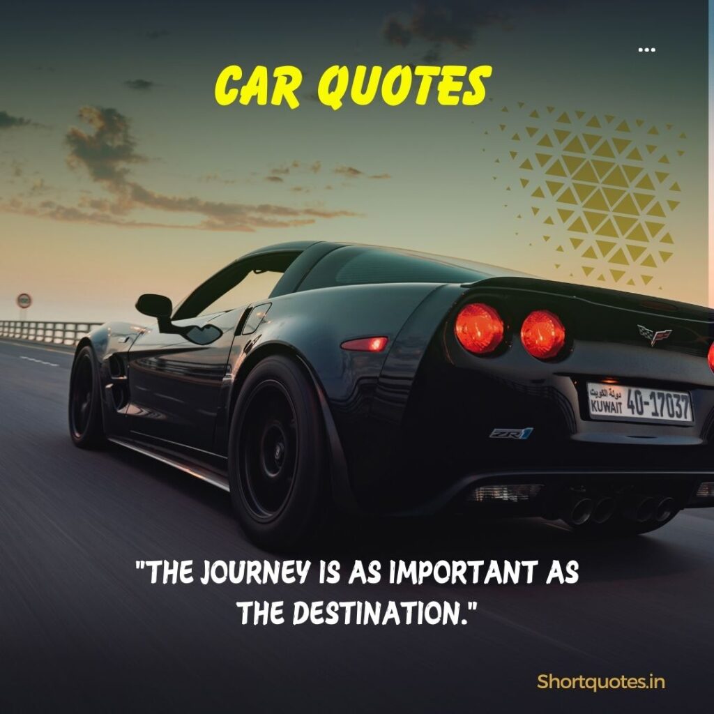 short motivational car quotes