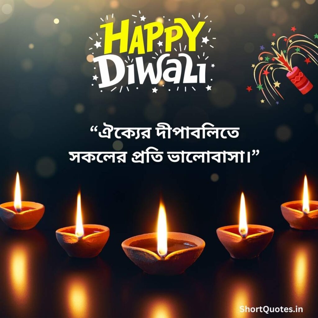 Diwali Wishes Quotes in Bengali