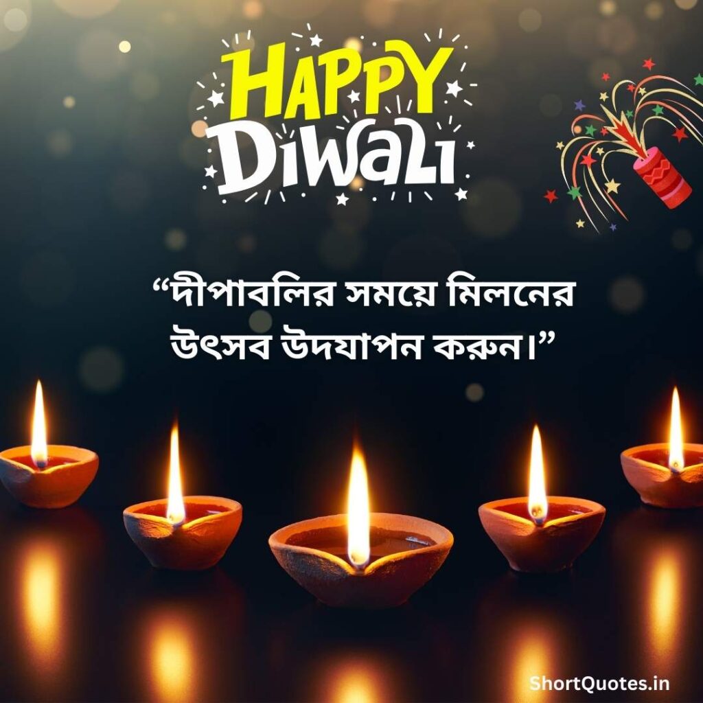 Diwali Wishes Quotes in Bengali