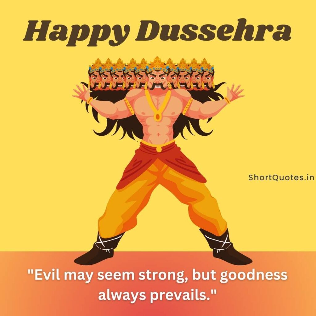 Dussehra Wishes Quotes in English