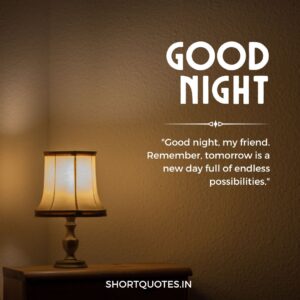 Good Night Friends Quotes