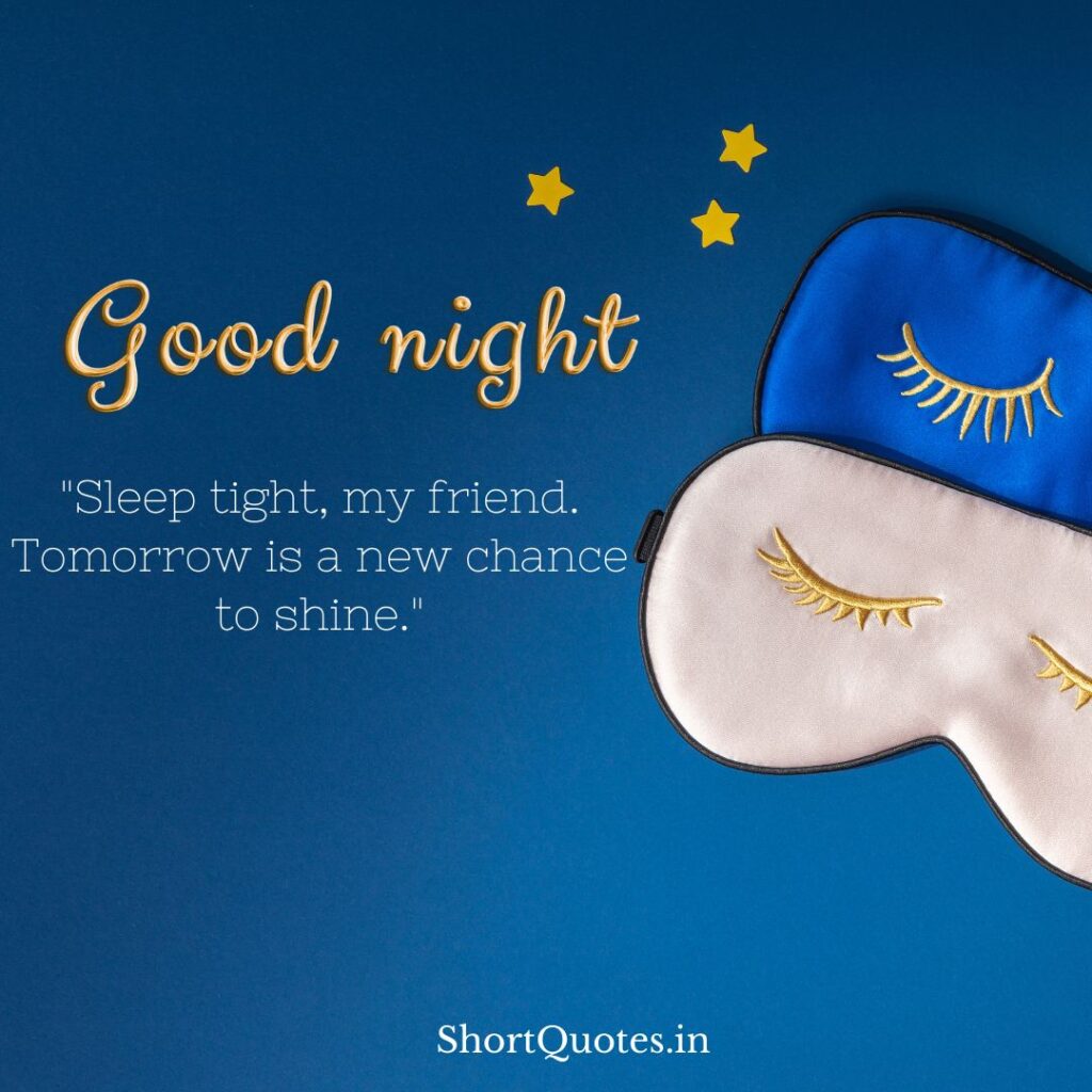 Good Night Friends Quotes 