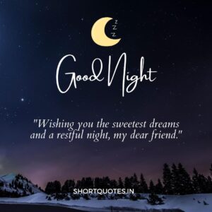 Good Night Friends Quotes