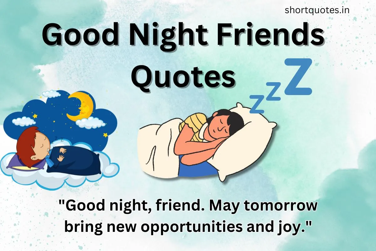 Good Night Friends Quotes