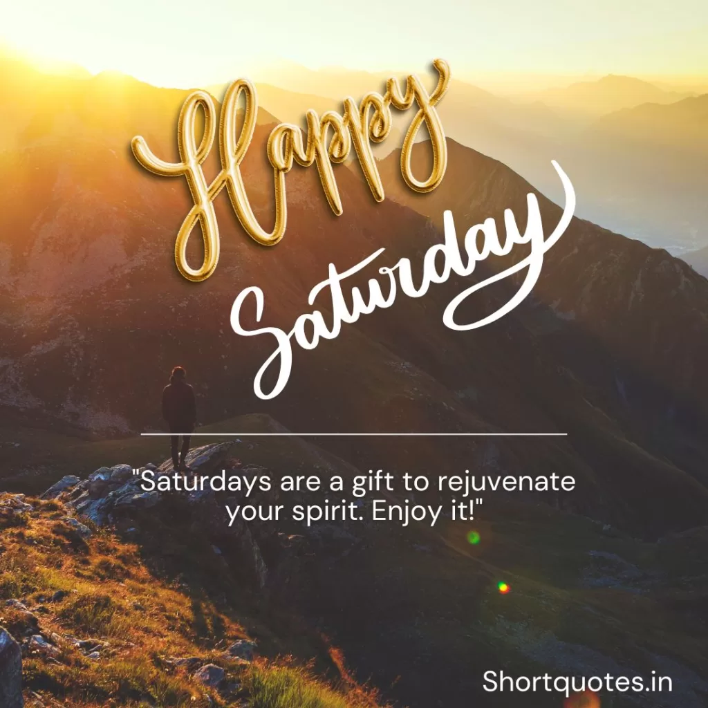 Happy Saturday Images and Quotes