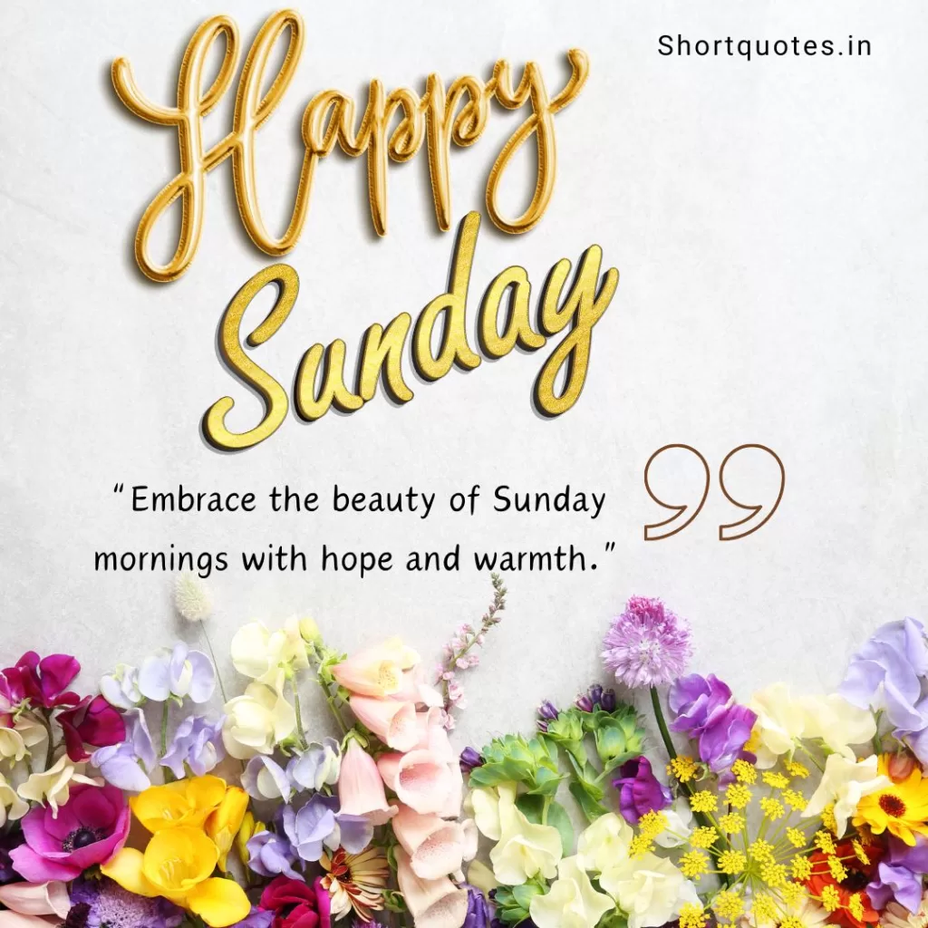 Happy Sunday Quotes 