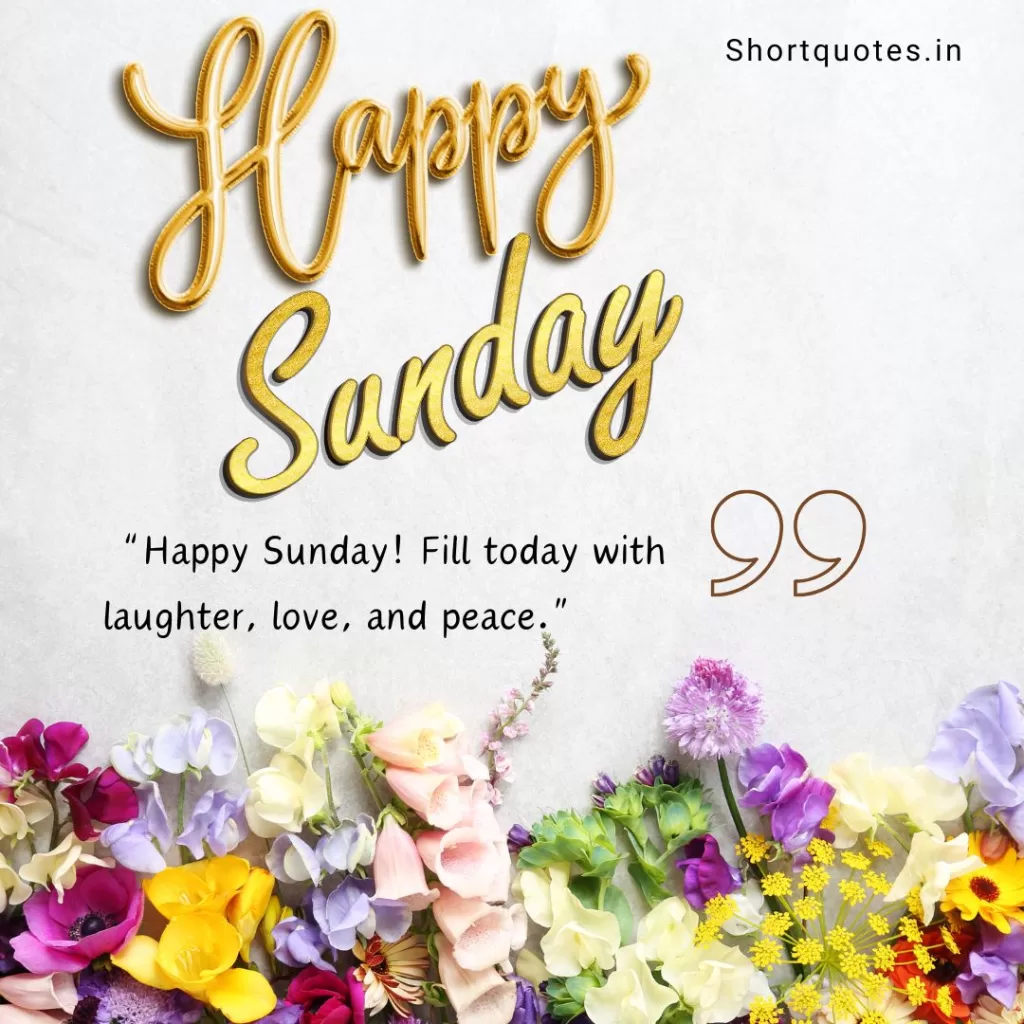 Happy Sunday Quotes 