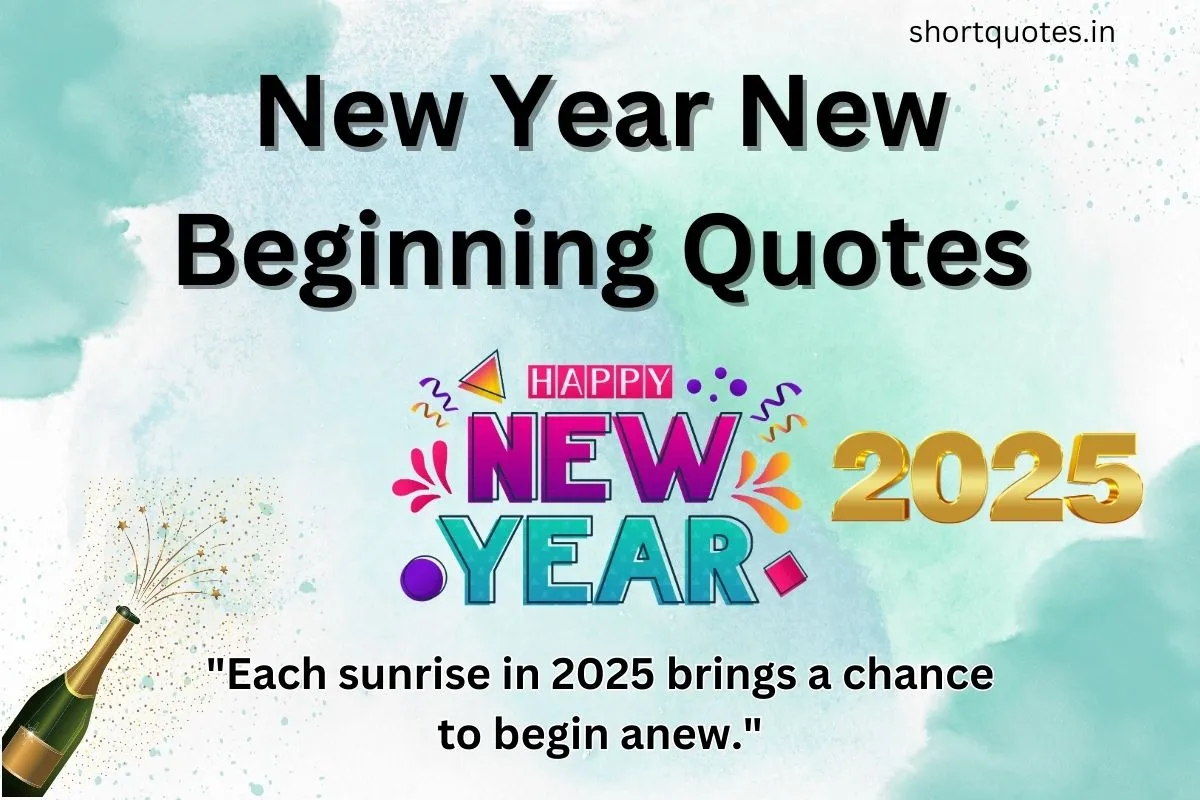 New Year New Beginning Quotes