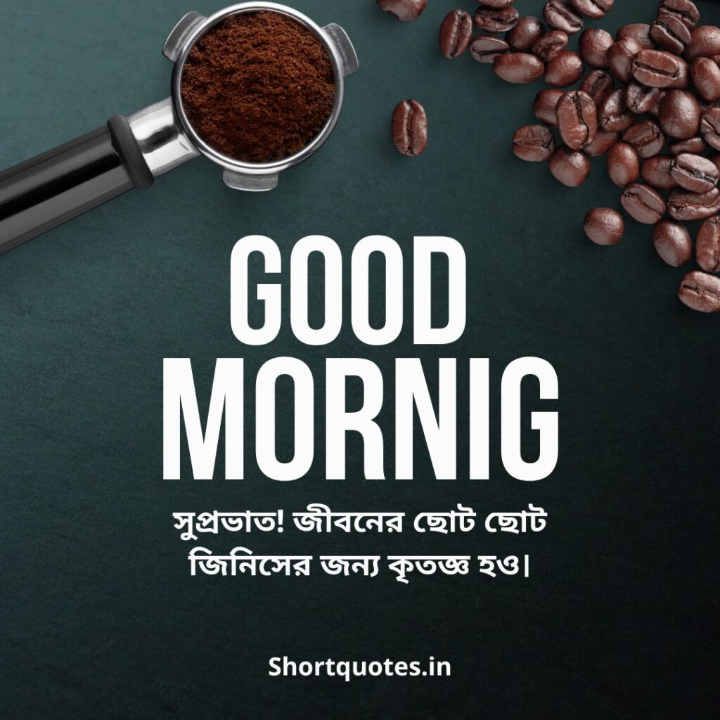 Good Morning Quotes in Bengali