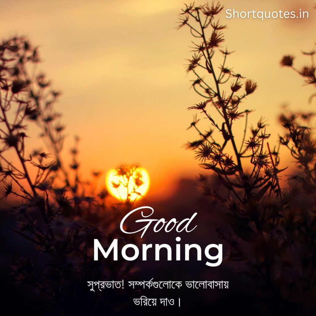 Good Morning Quotes in Bengali