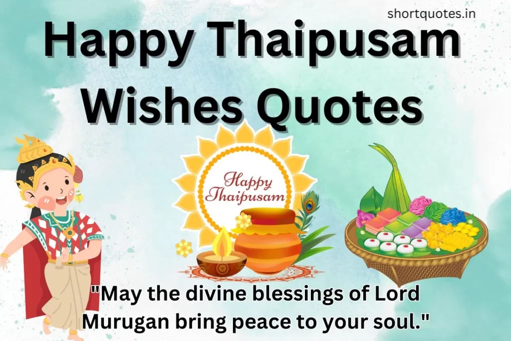 Happy Thaipusam Wishes Quotes