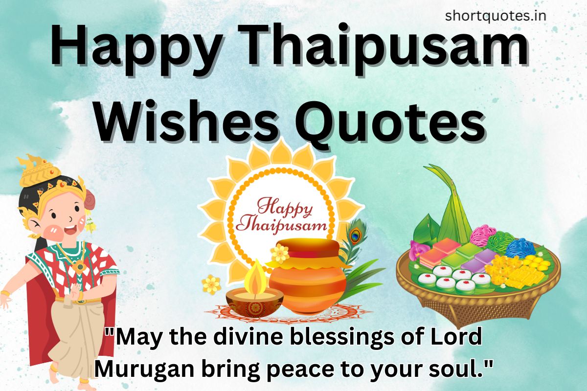 Happy Thaipusam Wishes Quotes